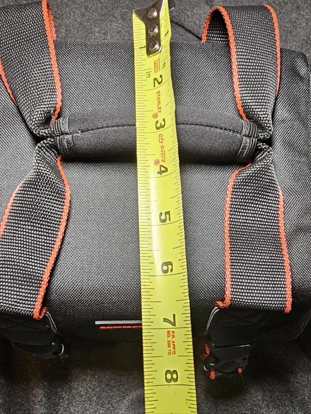 Commander Black Red Padded Adjustable Strap Dividers Large DSLR Camera Bag